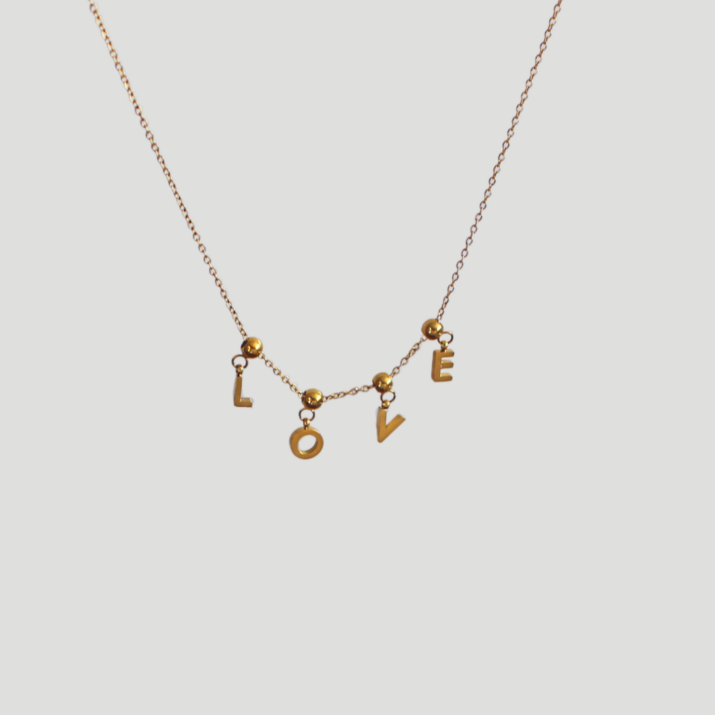Love | Collier personnalisé en acier inoxydable