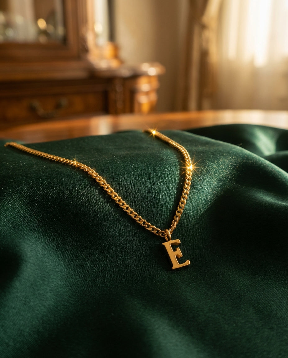 Initiale | Collier personnalisé en acier inoxydable