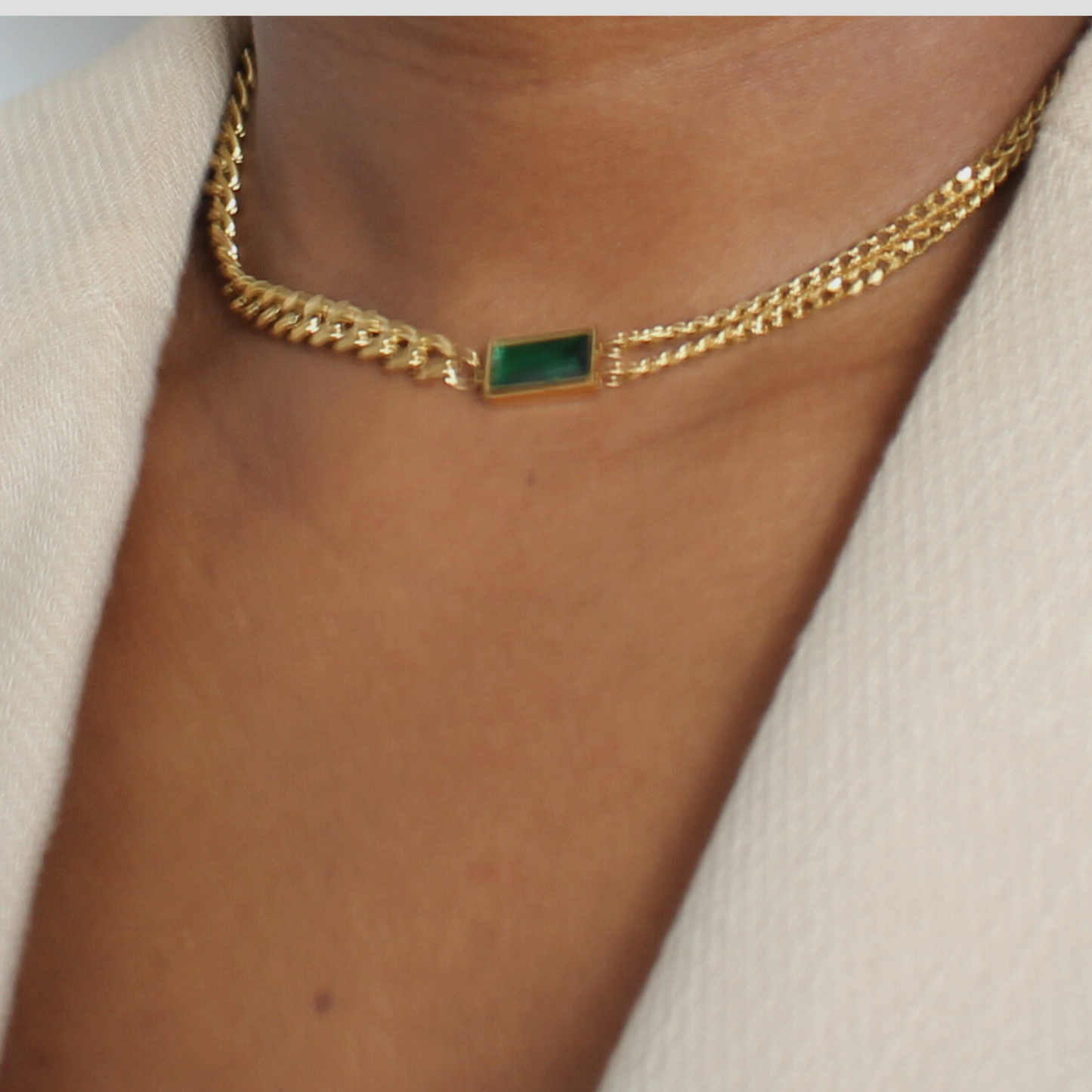 Charme | Collier en acier inoxydable