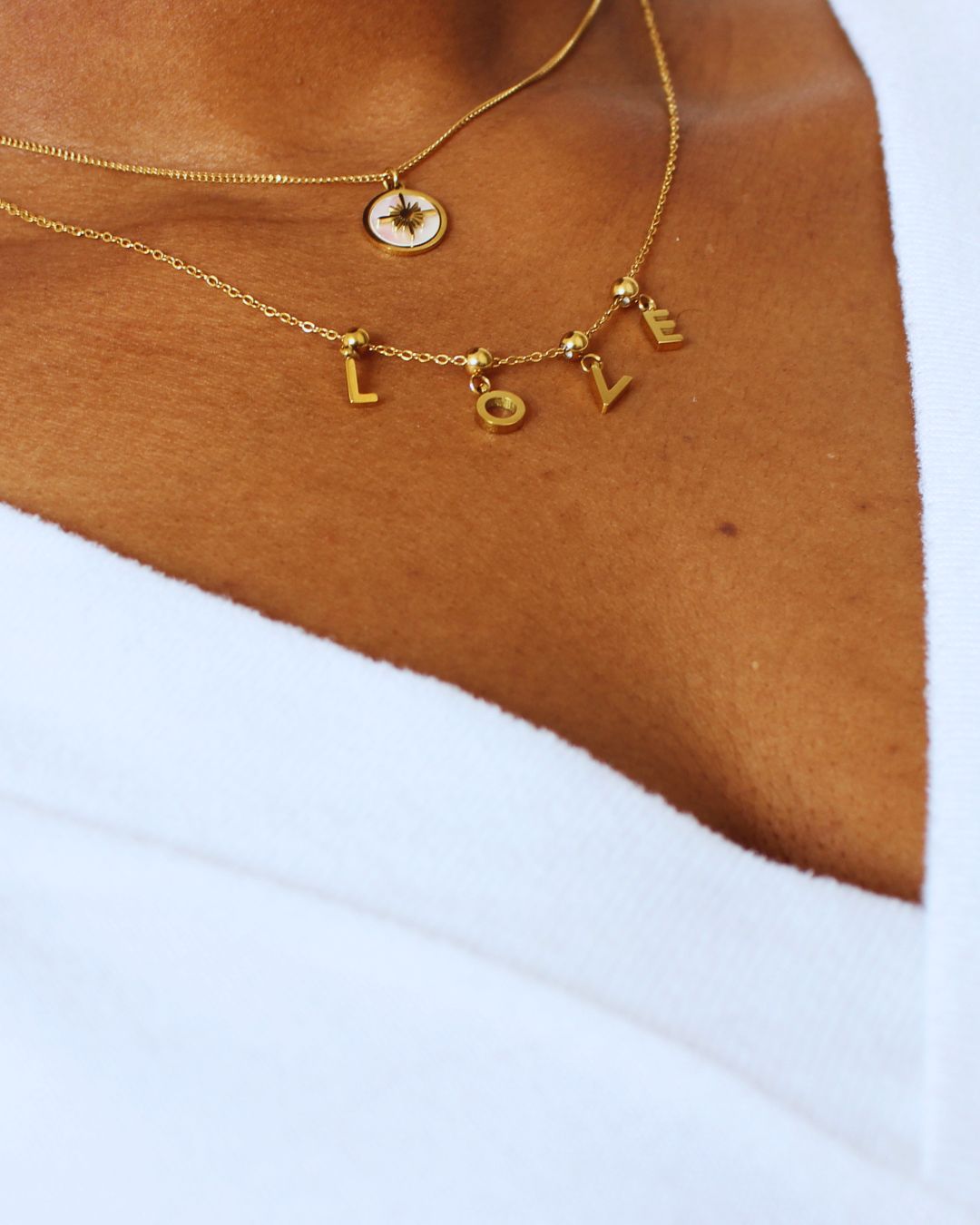 Love | Collier personnalisé en acier inoxydable