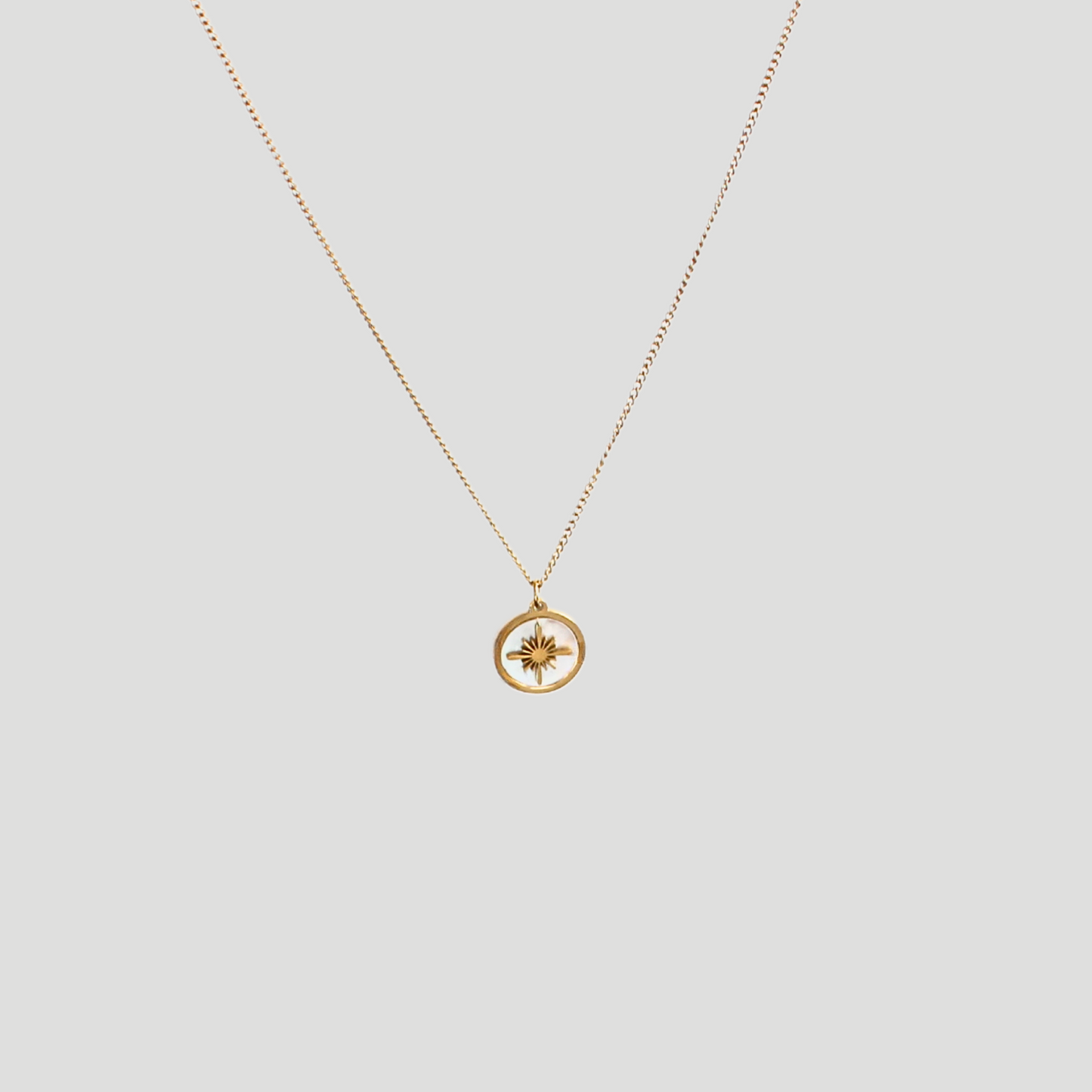 Aura |Collier en acier inoxydable et perle d'eau douce