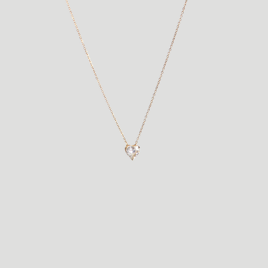 Mia | Collier en acier inoxydable et zircon